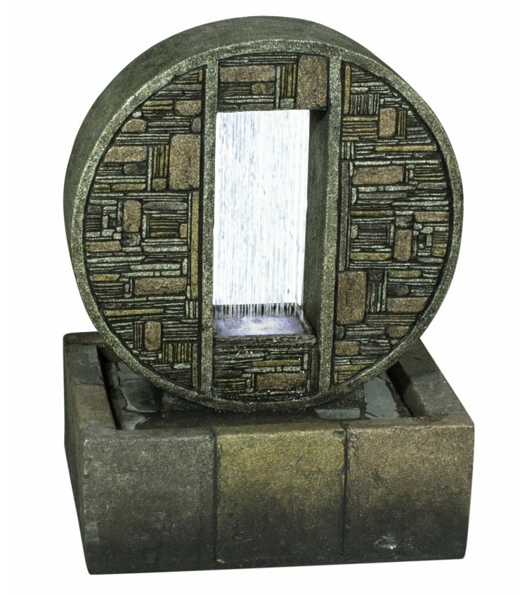 23.5" H Rainfall Medallion Fountain CG1628