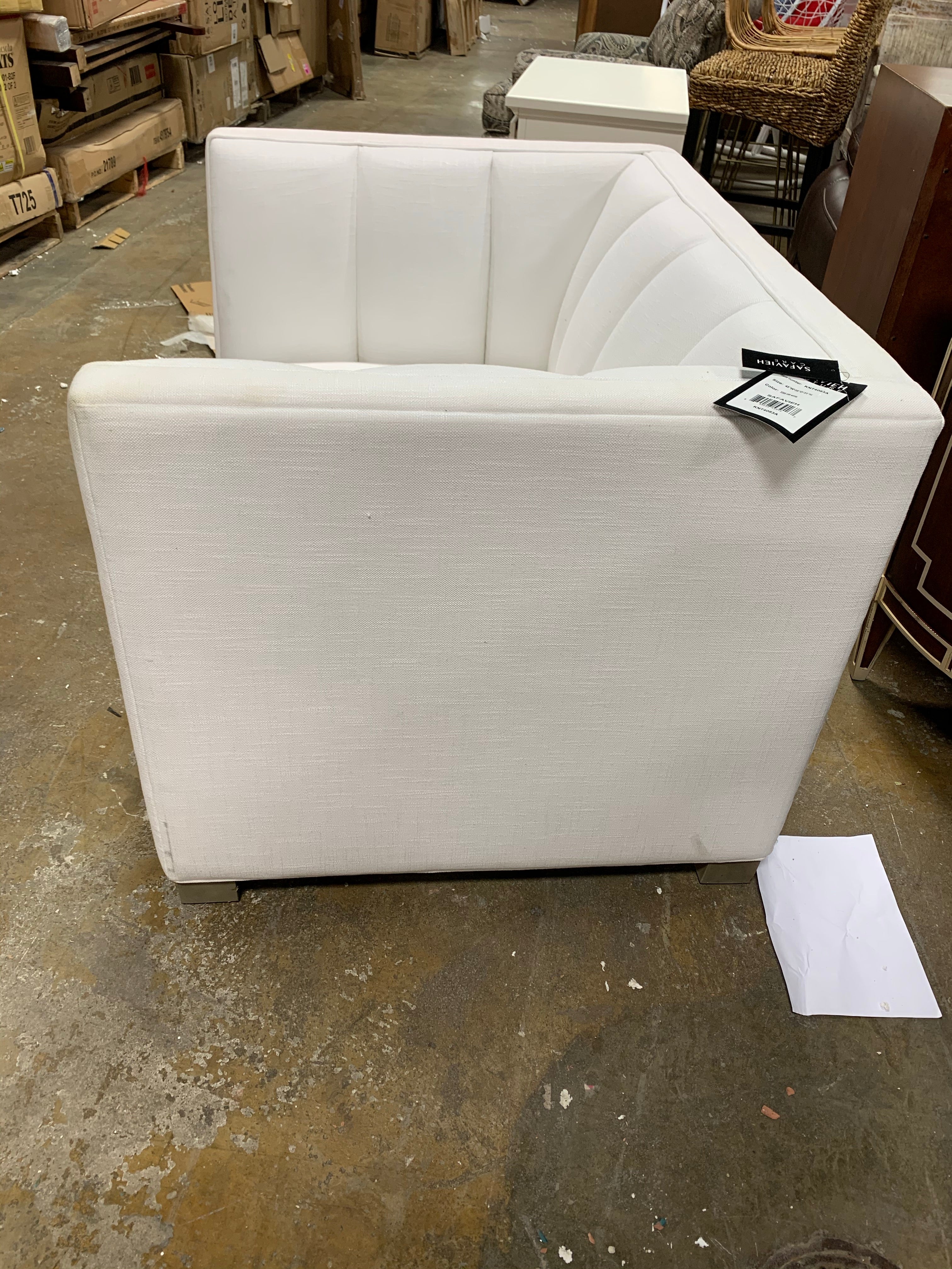 Beverly Linen Blend Club Chair