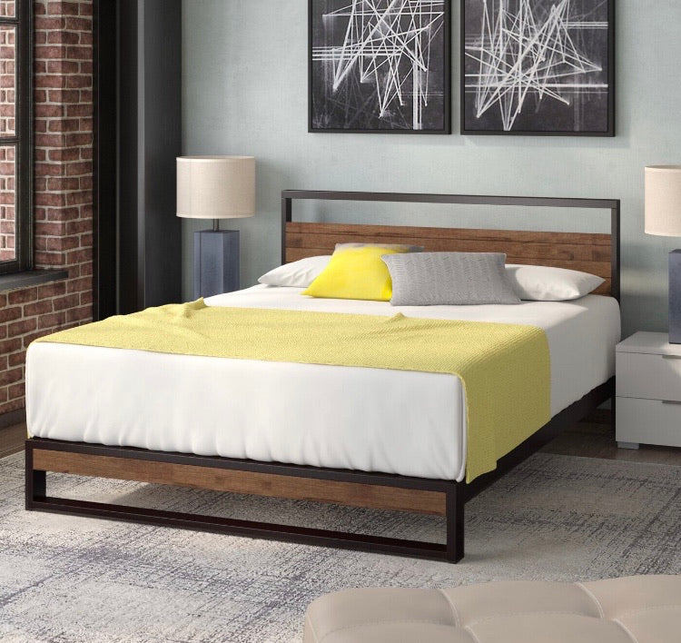 (Queen) Pauletta Low Profile Platform Bed CG1702