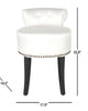 Georgia Vanity Stool White CG818