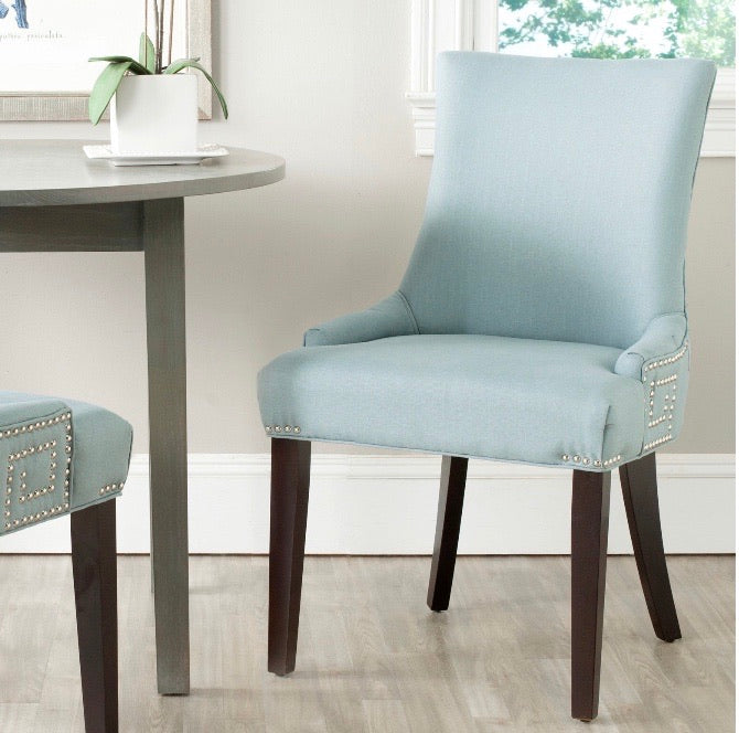 (Set of 2) Gretchen Side Chairs, Light Blue CG224