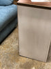 86-inch White Rustic Media TV Stand w/ Electric Fireplace