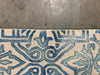 Ivory/Blue Area Rug, 11’x13’ (#36R)