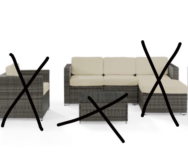 2 Piece Outdoor Seating CG807