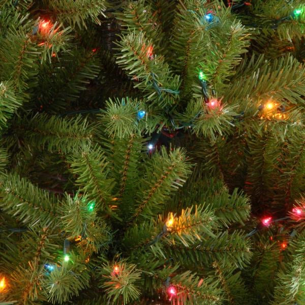 4.5' North Valley Spruce Artificial Christmas Tree with Multicolor Lights (#K5445)