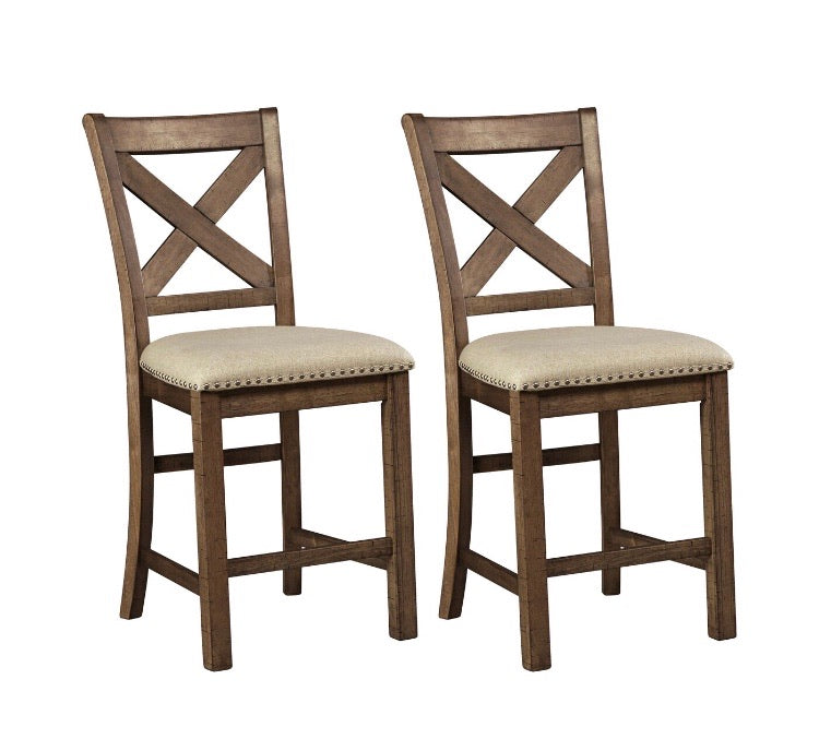 (Set of 2) Hillary 24.5" Counter Stools CG1629