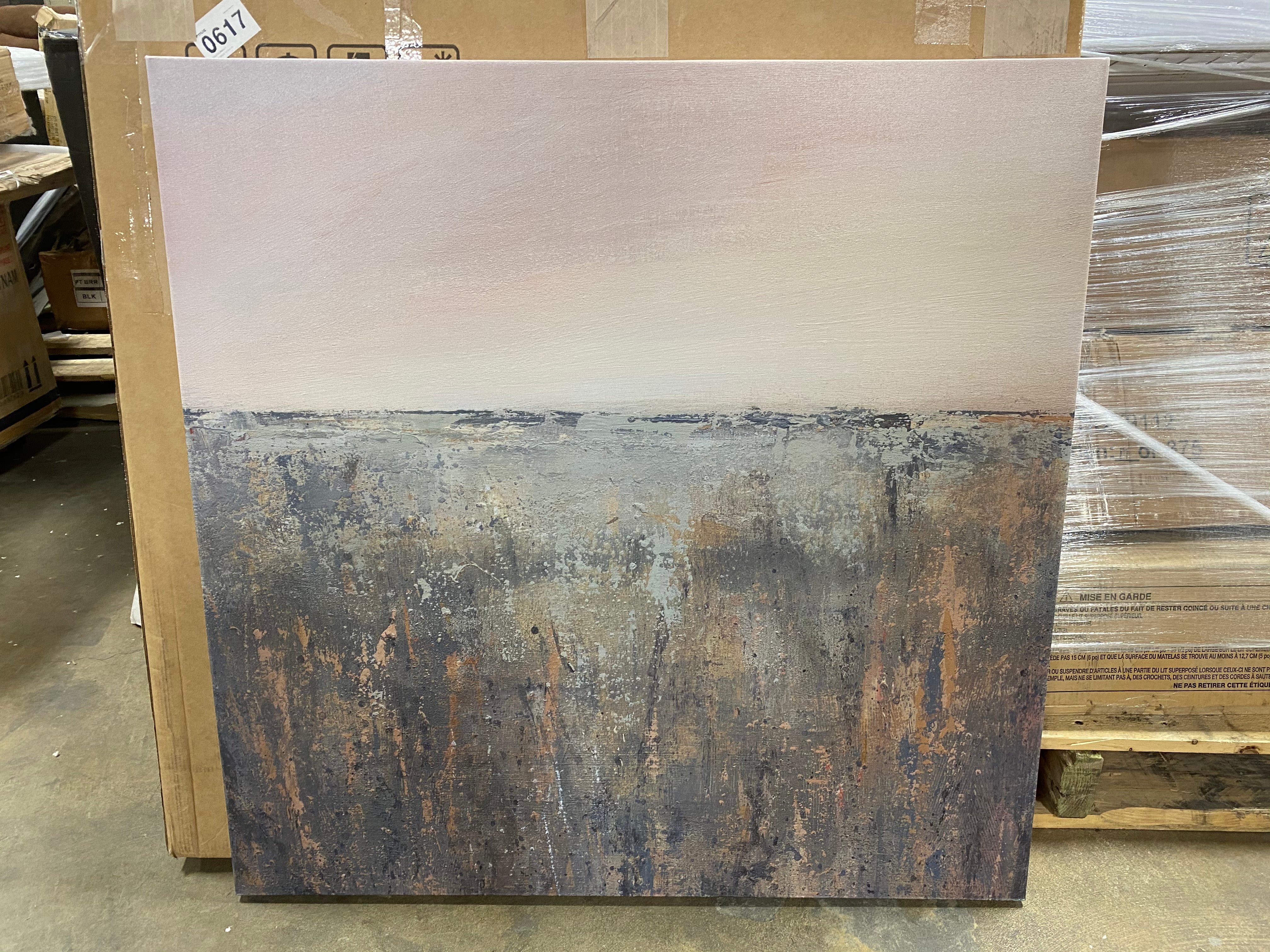 'Sunset Marsh' - Painting Print on Wrapped Canvas  #SA826