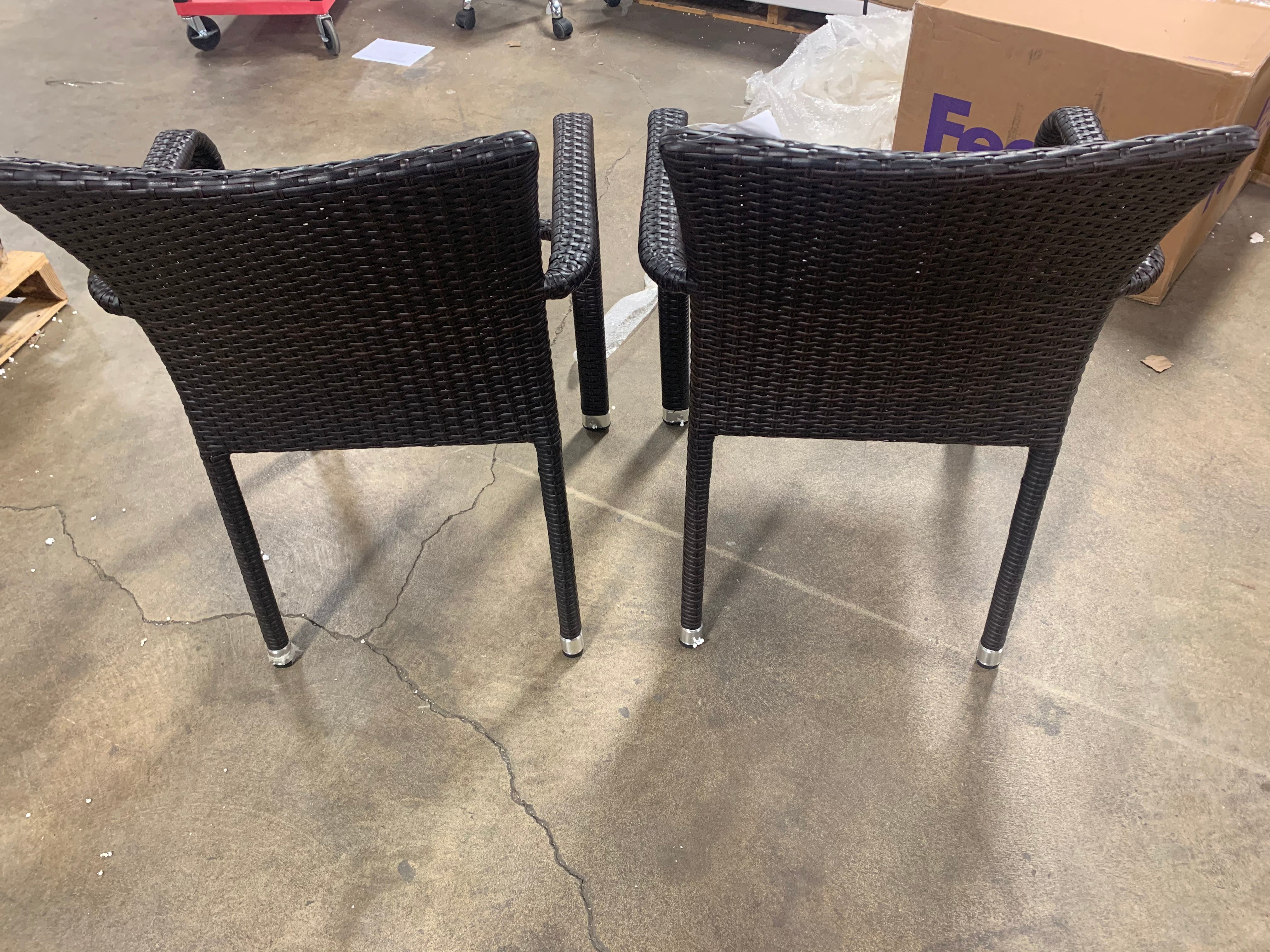 Blakely Stacking Patio Dining  Chair (Set of 2)