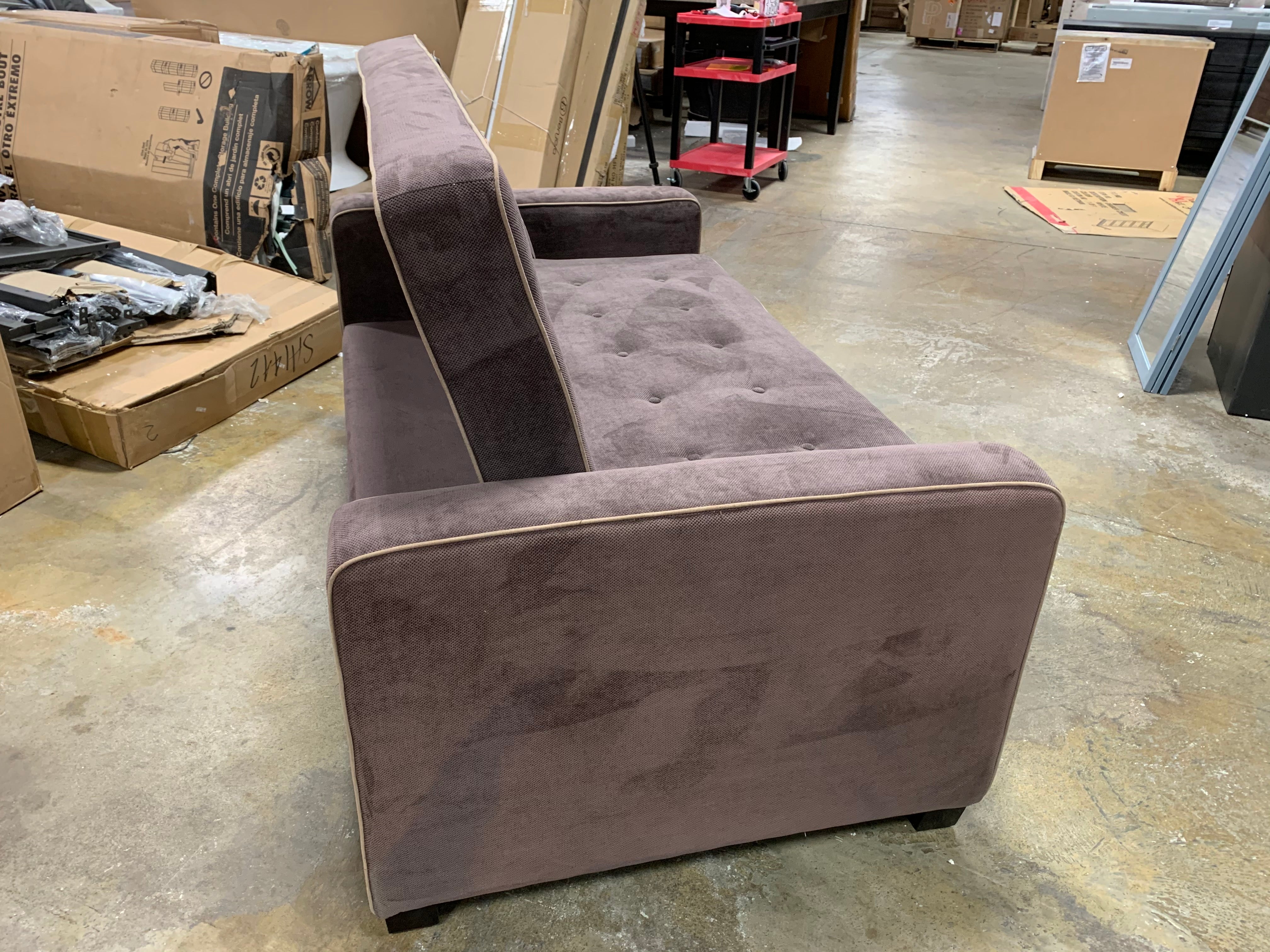 Augustine Loveseat Full Size Sleeper, Java