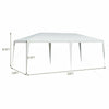 10' x 20' Steel Pop-Up Canopy, White (#K5603)