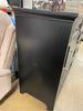 Black Woodside 9-Drawer Dresser with Silver Finished Knobs