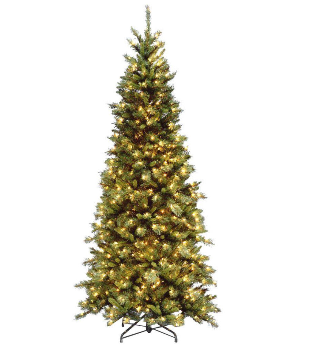 7.5 ft. Tiffany Fir Slim Artificial Christmas Tree with Clear Lights LX5115