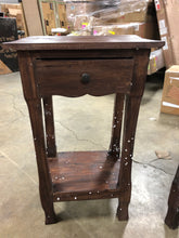 Load image into Gallery viewer, (Set of 2) Brown Audrey 1 - Drawer Solid Wood Nightstand CG917
