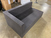 Biscayne Brown Wicker Interchangeable Arm Outdoor Corner Loveseat