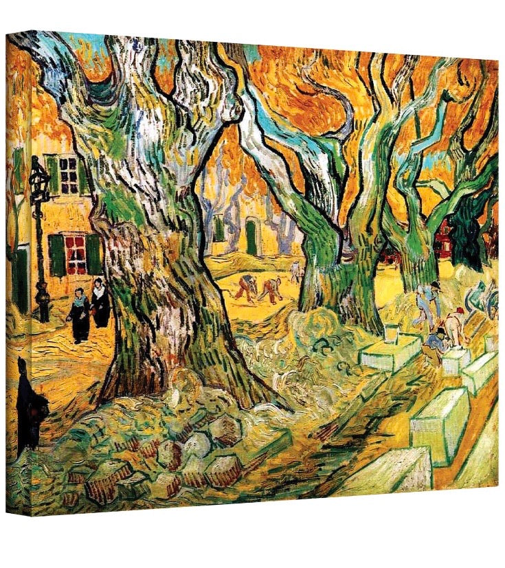 18"x24" The Road Menders by Vincent Van Gogh  CG1516