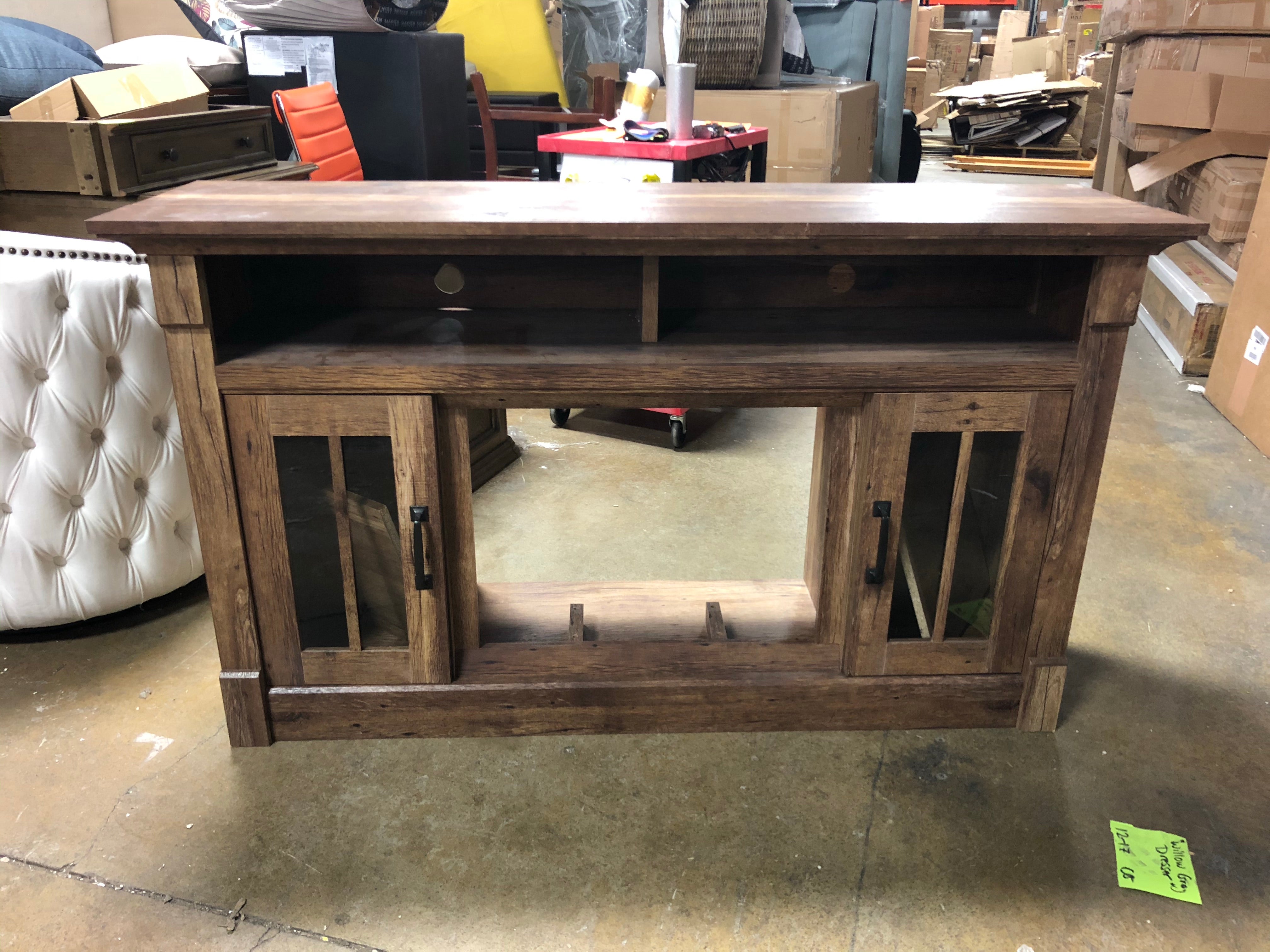 60" Farmhouse TV Stand *NO Fireplace*