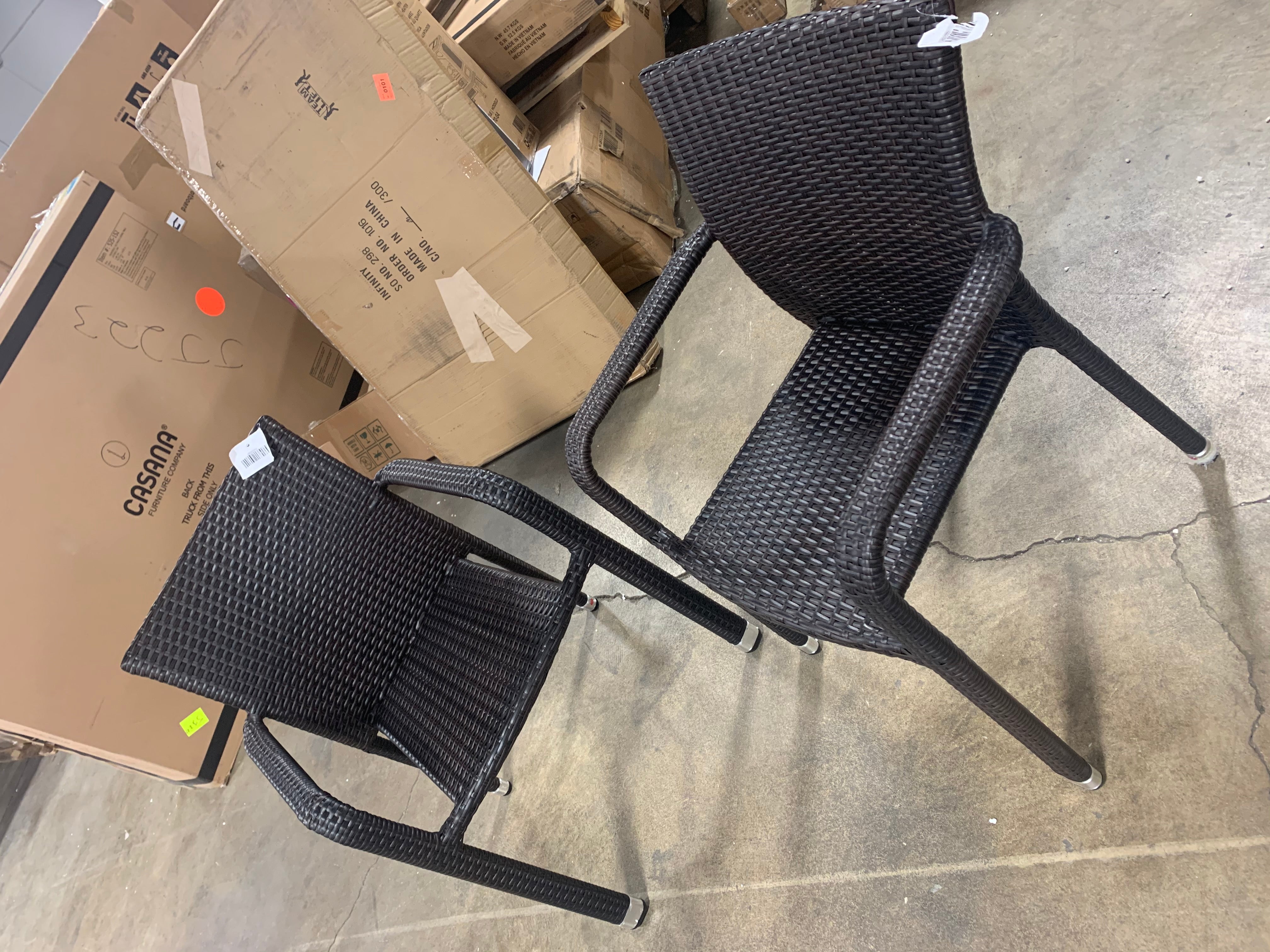 Blakely Stacking Patio Dining  Chair (Set of 2)