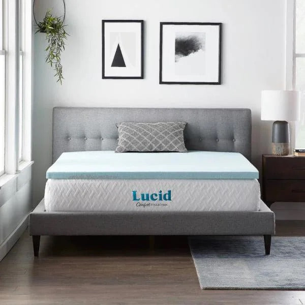 2 Inch Gel and  Aloe Infused Memory Foam Topper - King CL934