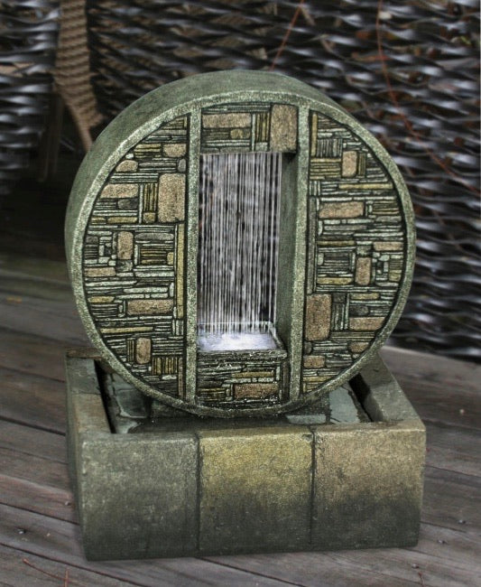 23.5" H Rainfall Medallion Fountain CG1628