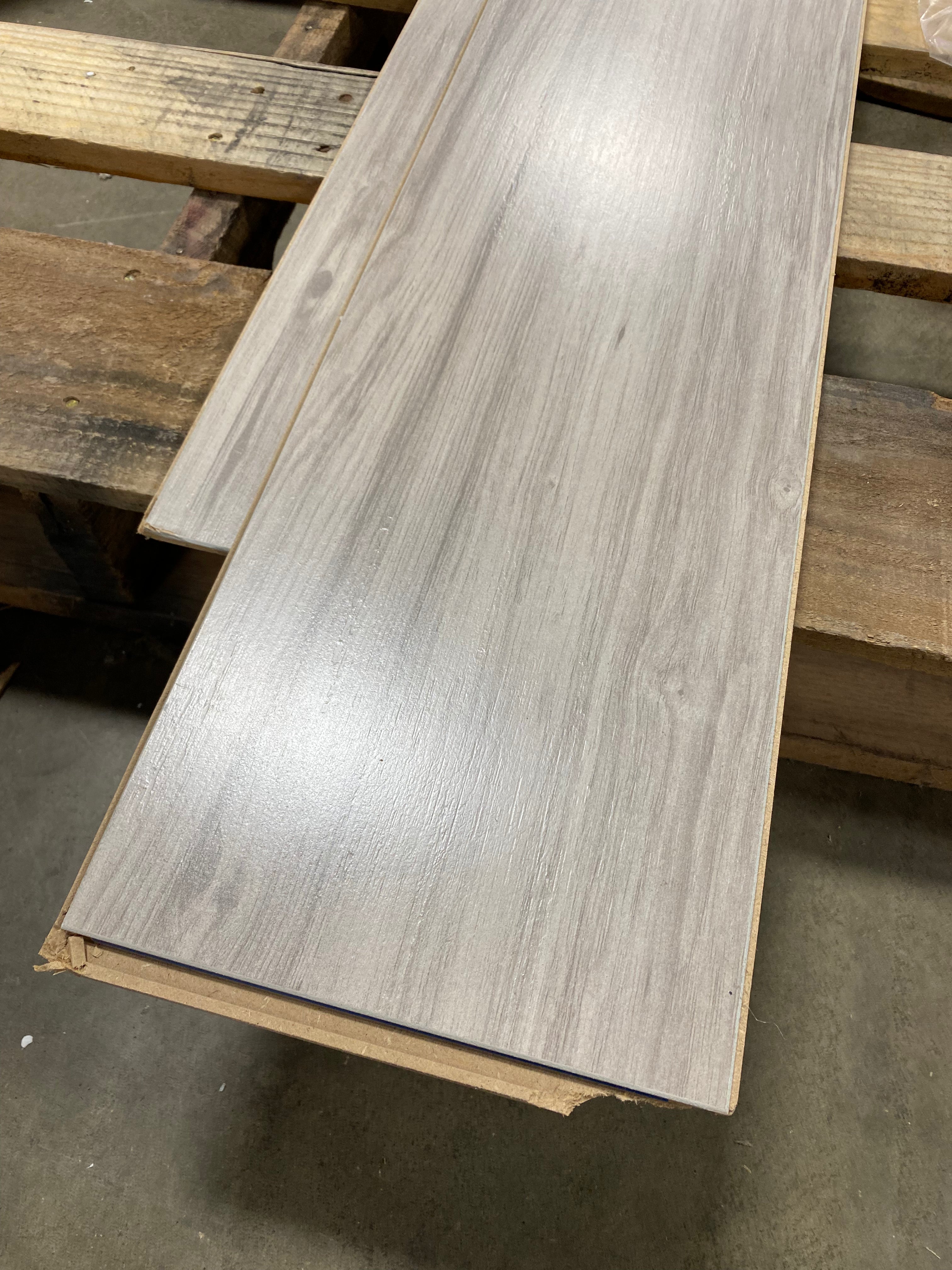 Lakeshore Pecan Stone 7mm Thick x 7-2/3 in. Wide x 50-5/8 in. Length Laminate Flooring (24.17 sq. ft. / case) (2 cases) *AS IS*