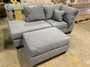 Right-Arm Facing Chaise Lounge with Ottoman