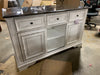 Magnolia Manor Antique White Kitchen Island with Granite Top