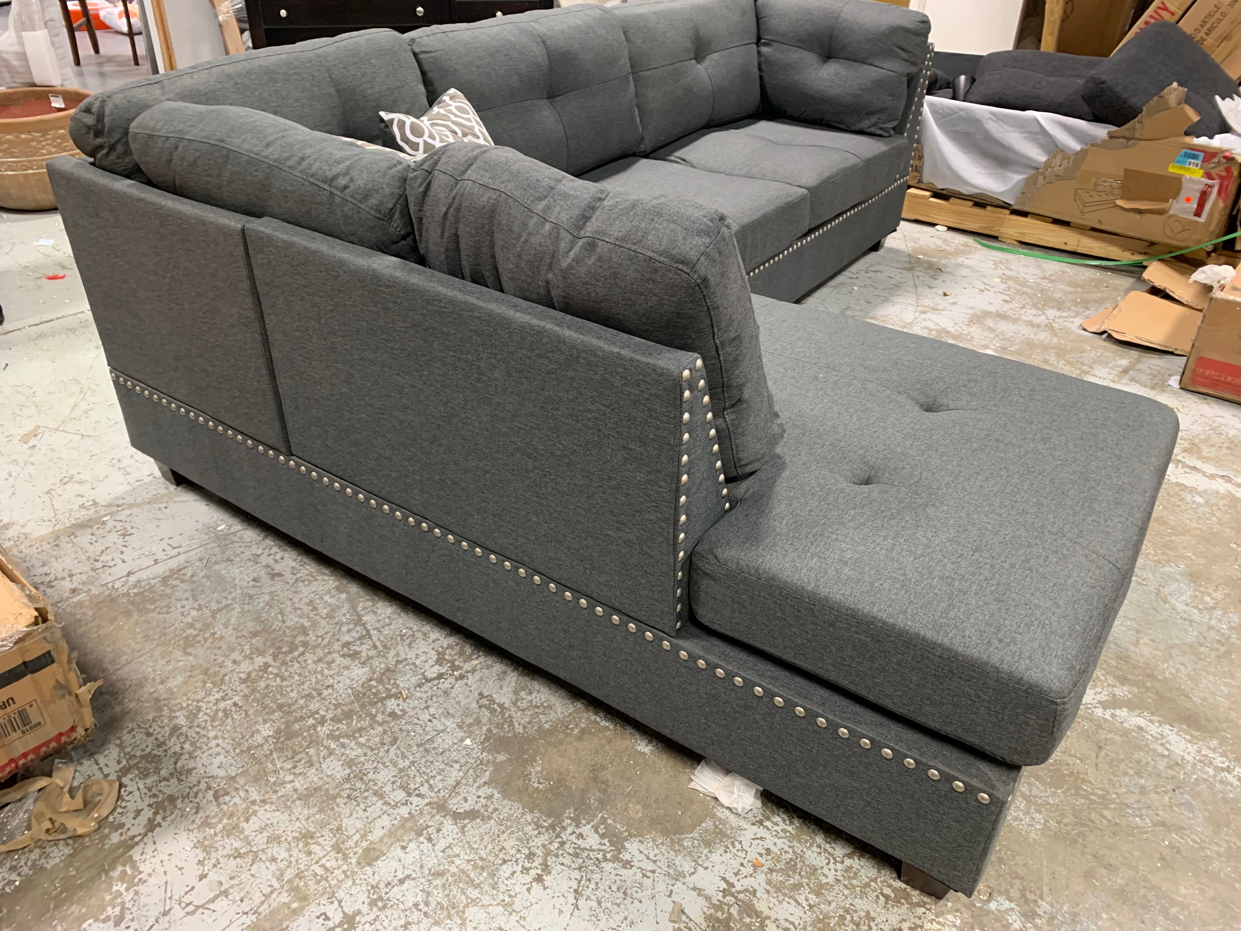Sunnydale 105" Left Hand Facing Sectional with Ottoman