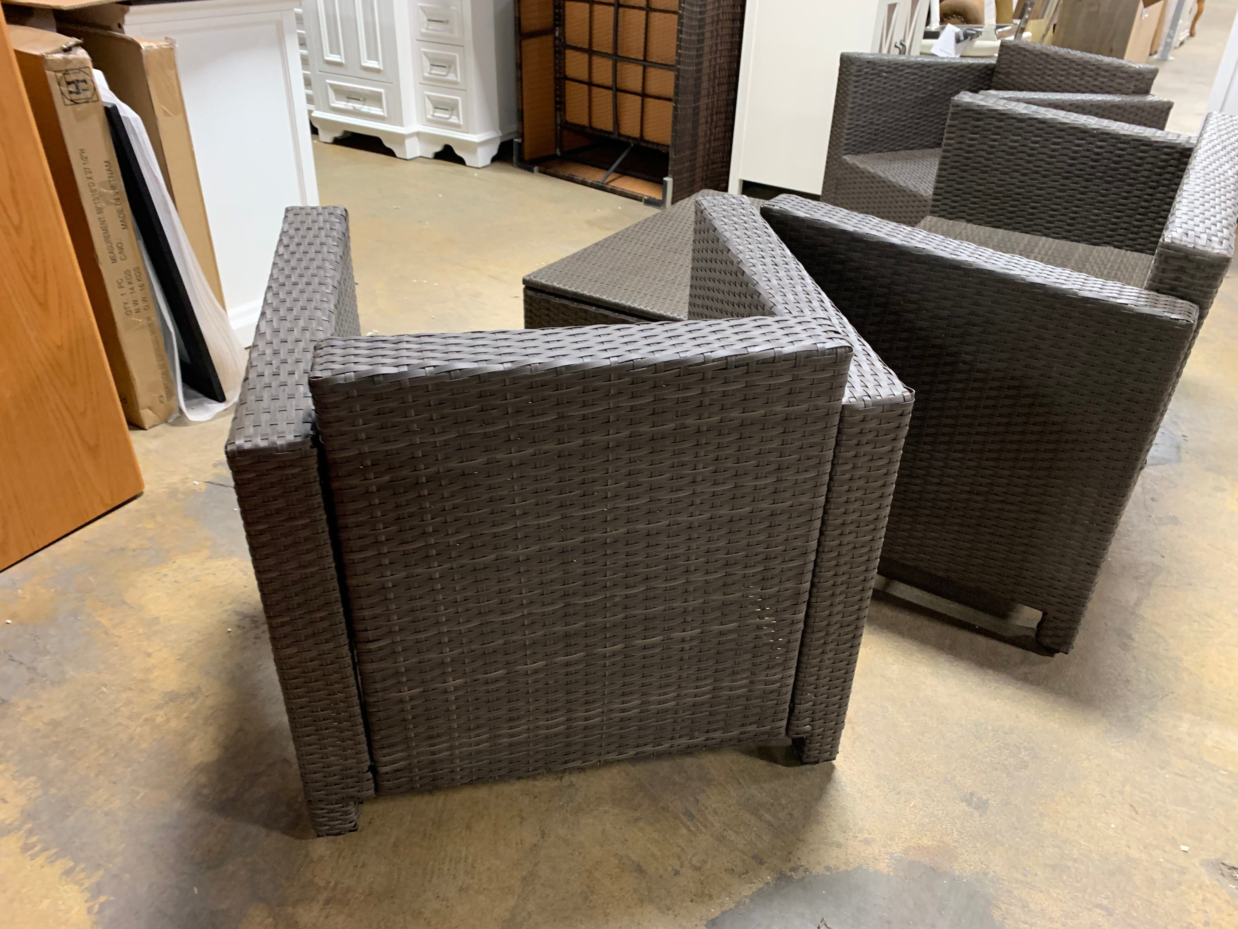 4 Piece Sofa Seating Group, Gray