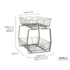 2 Tier Pull Out Drawer - 18.88