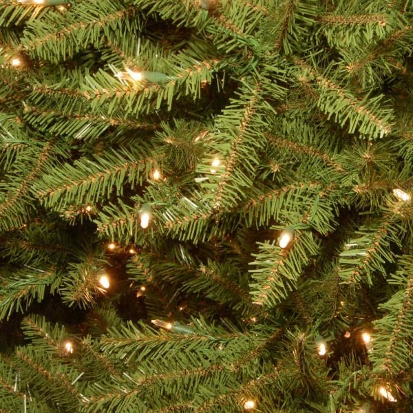 7.5' Dunhill Fir Artificial Christmas Tree with 700 Dual Lights (Soft White/ Multicolor) (#K5700)