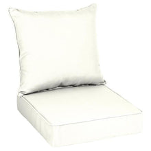 Load image into Gallery viewer, Outdoor Sunbrella Seat/Back Cushion, White 7003
