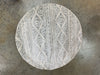 Tulum Ivory/Grey 5’x5’ Round Area Rug #102R