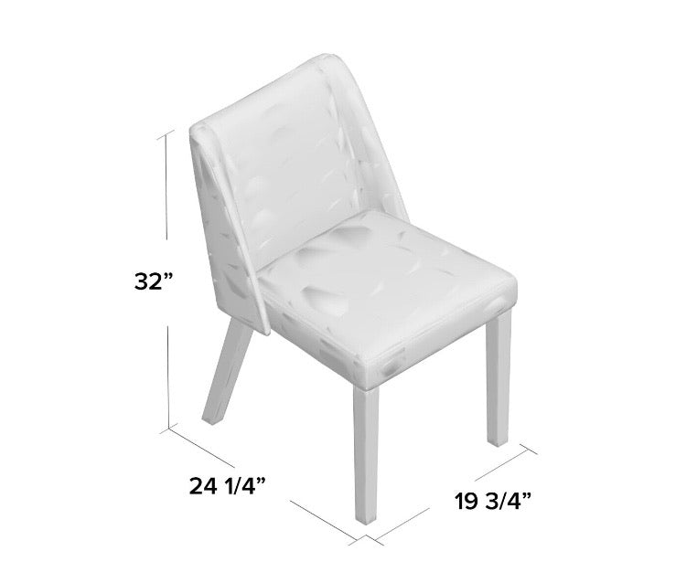 (Set of 2) Kohut Linen Upholstered Dining Chair CG990