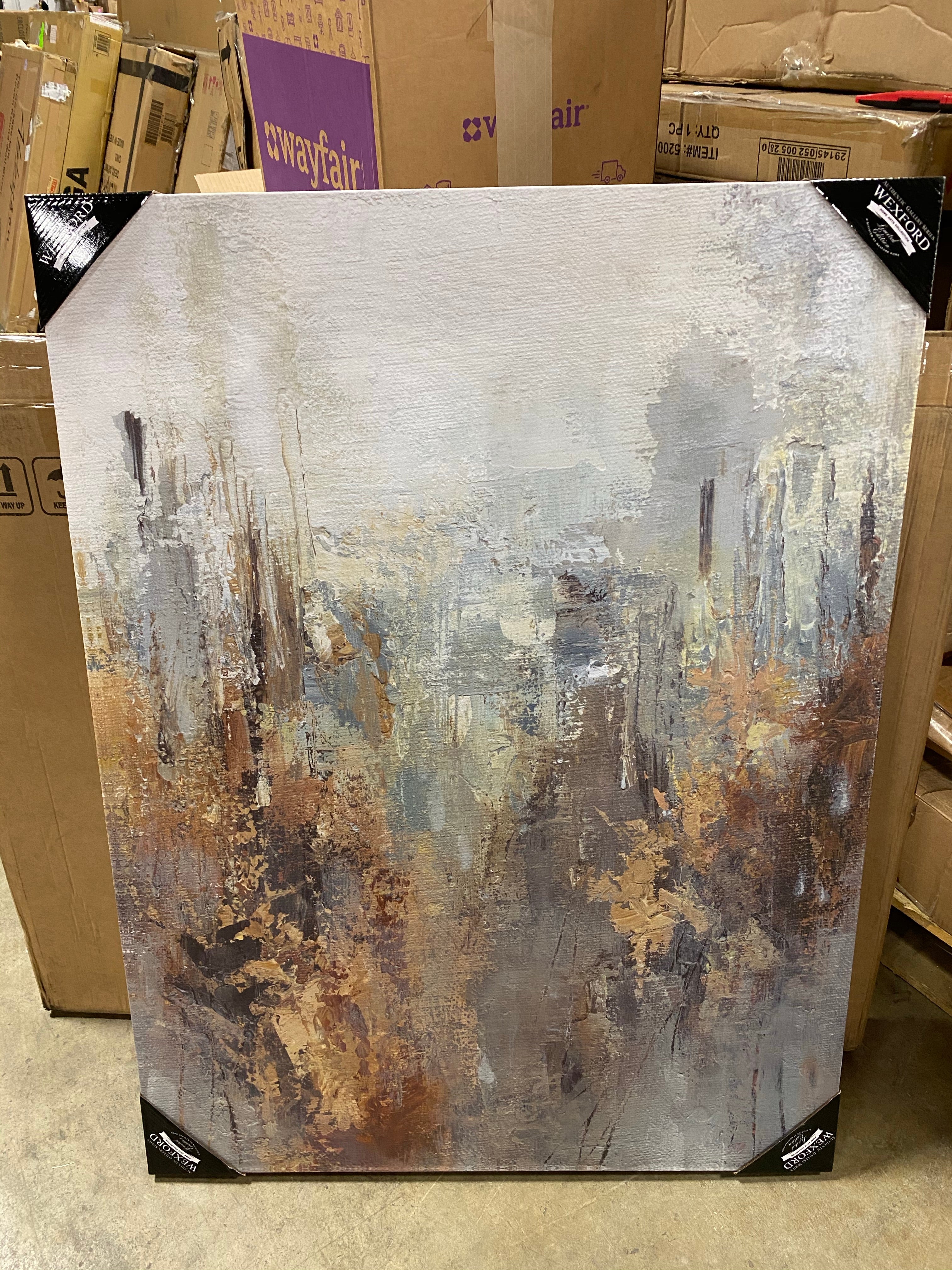 'Forest Lights' Acrylic Painting Print on Wrapped Canvas  #SA612