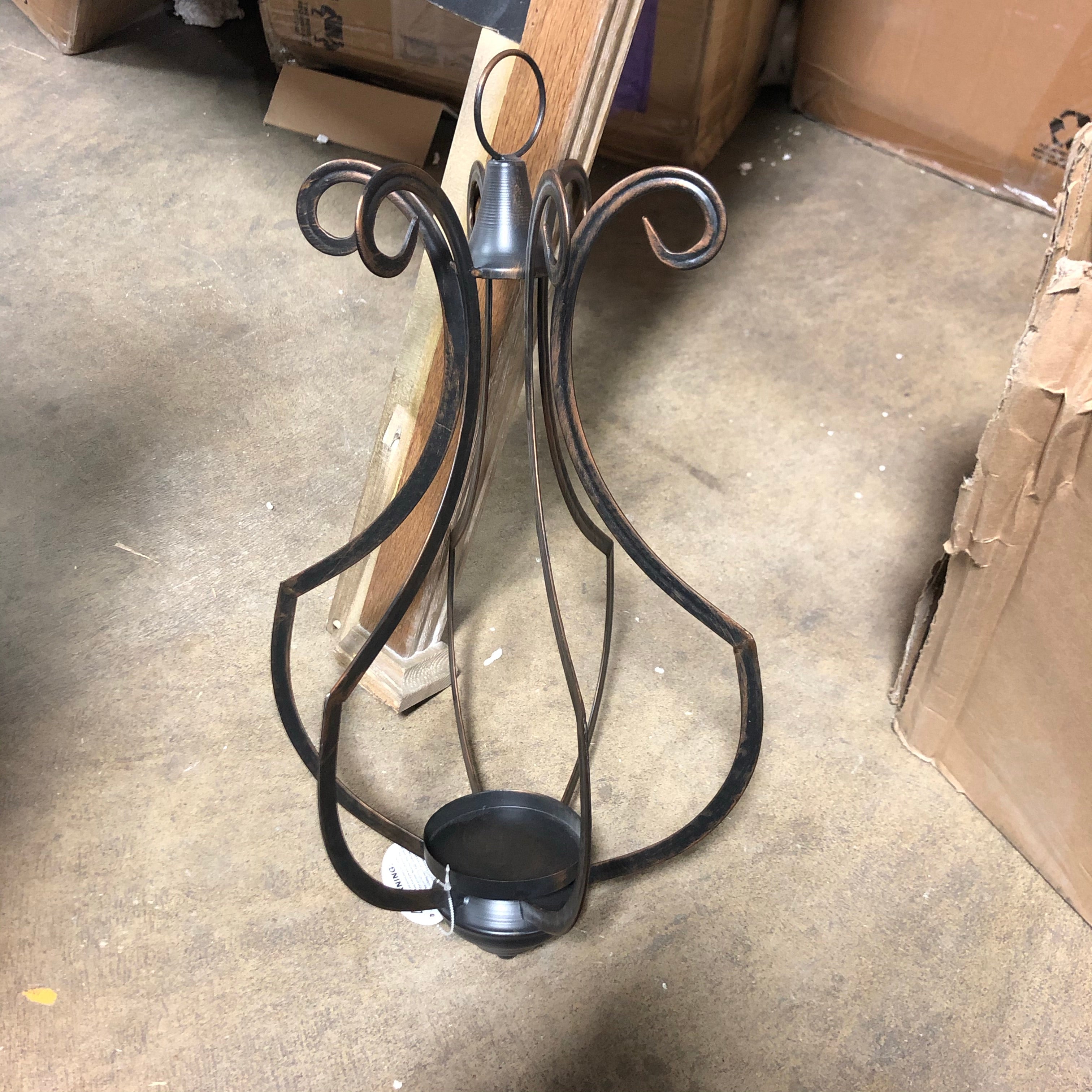 (Set of 2) Tall Iron Wall Sconces LX3023