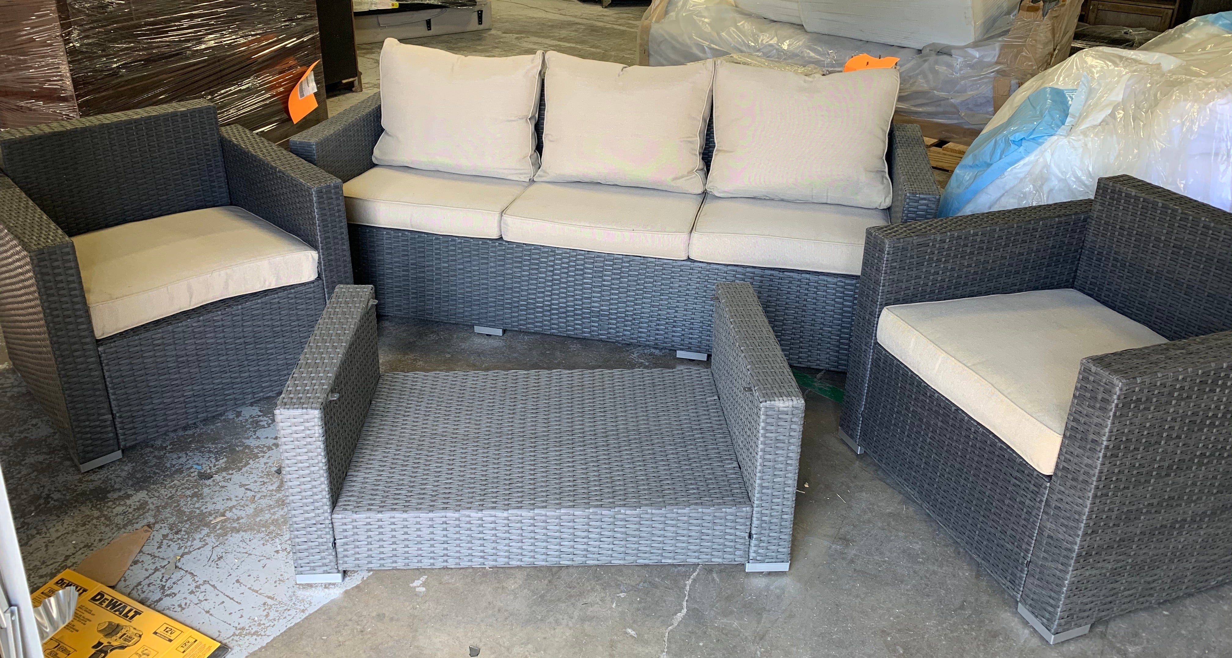 Monterey 5-Piece Wicker Sofa Set