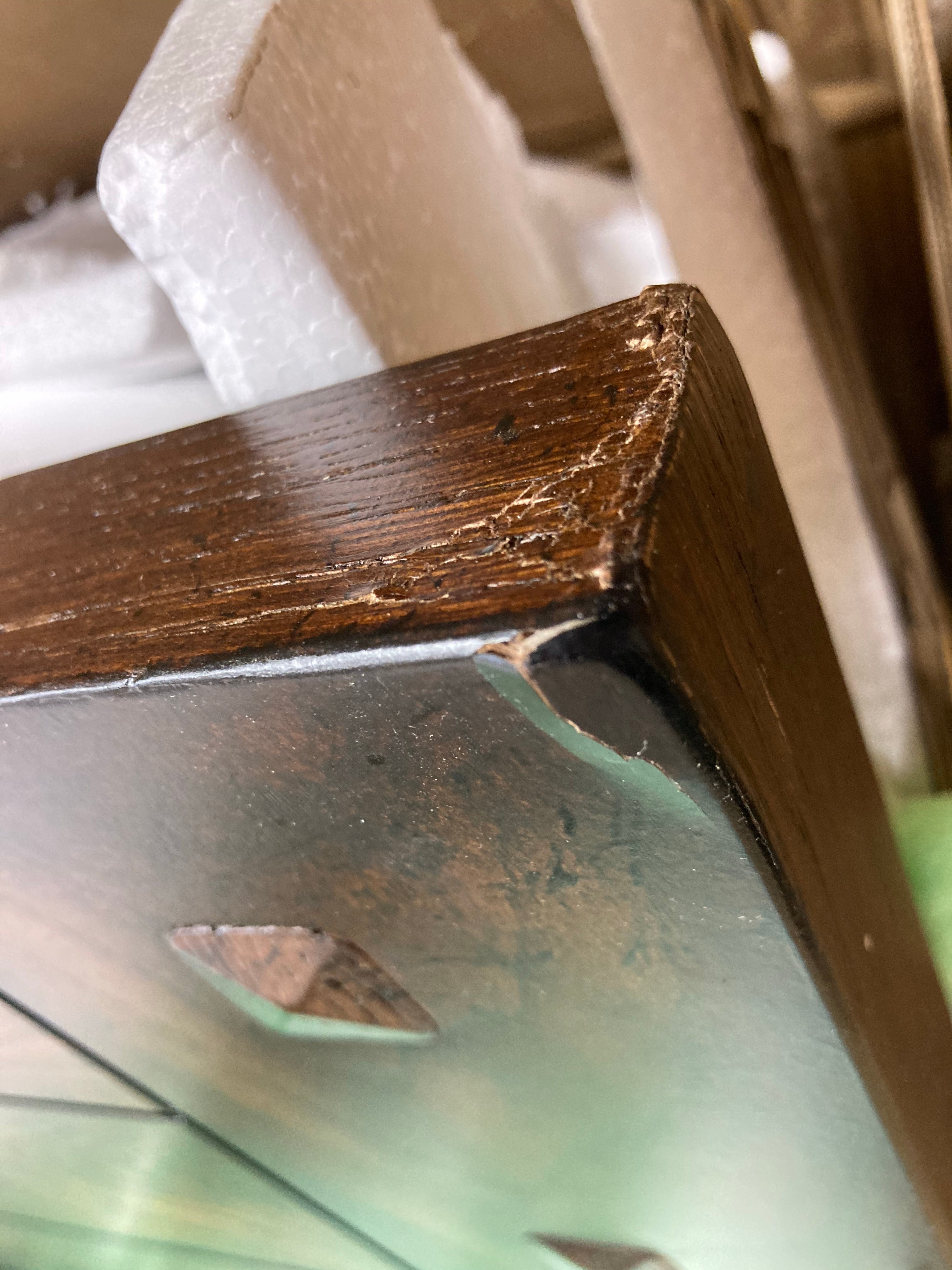 Sedona Console Table, Kona Brown **AS IS** (#K4866)