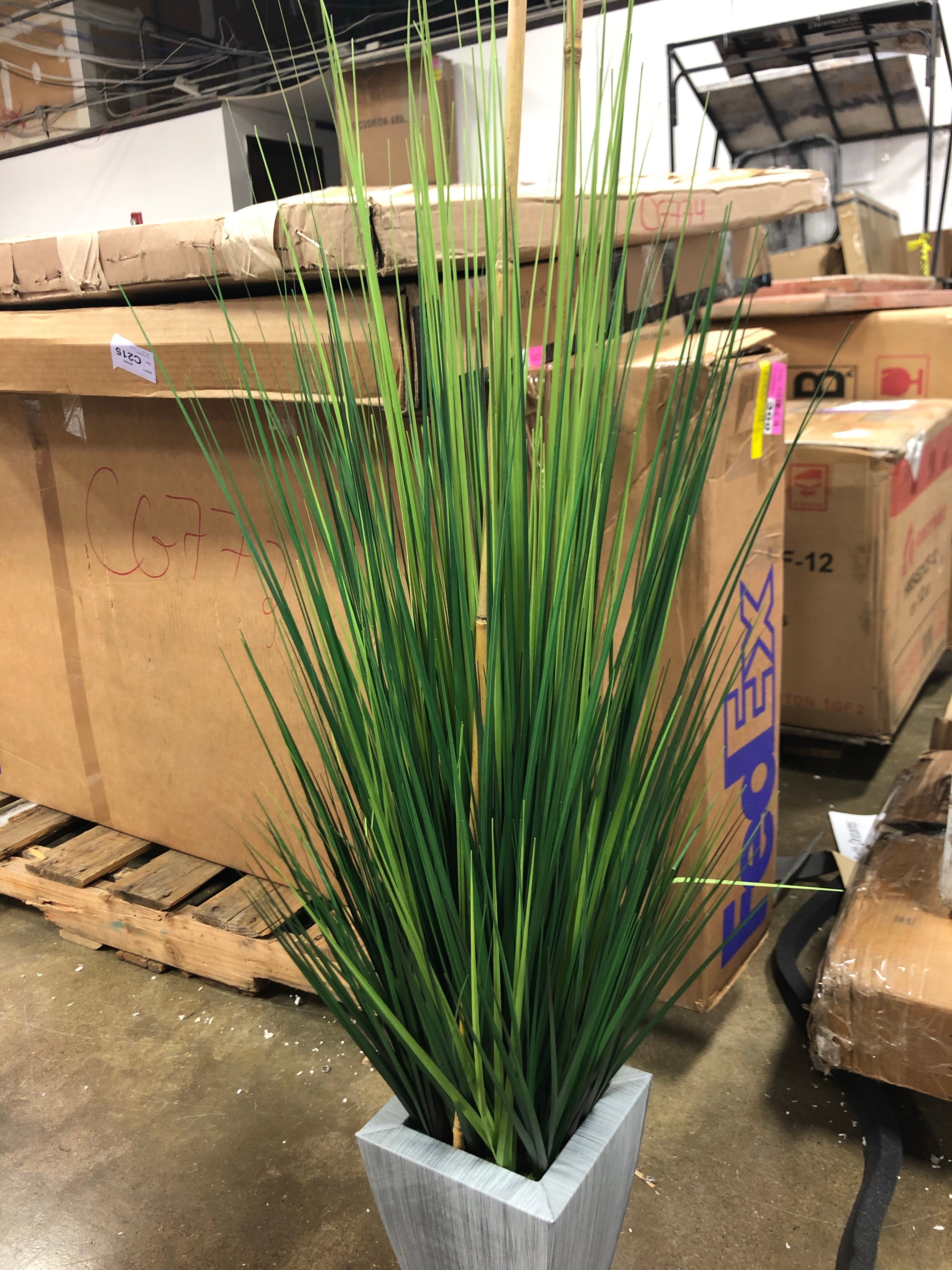 46" Artificial Foliage Grass with Bamboo in Planter CG776