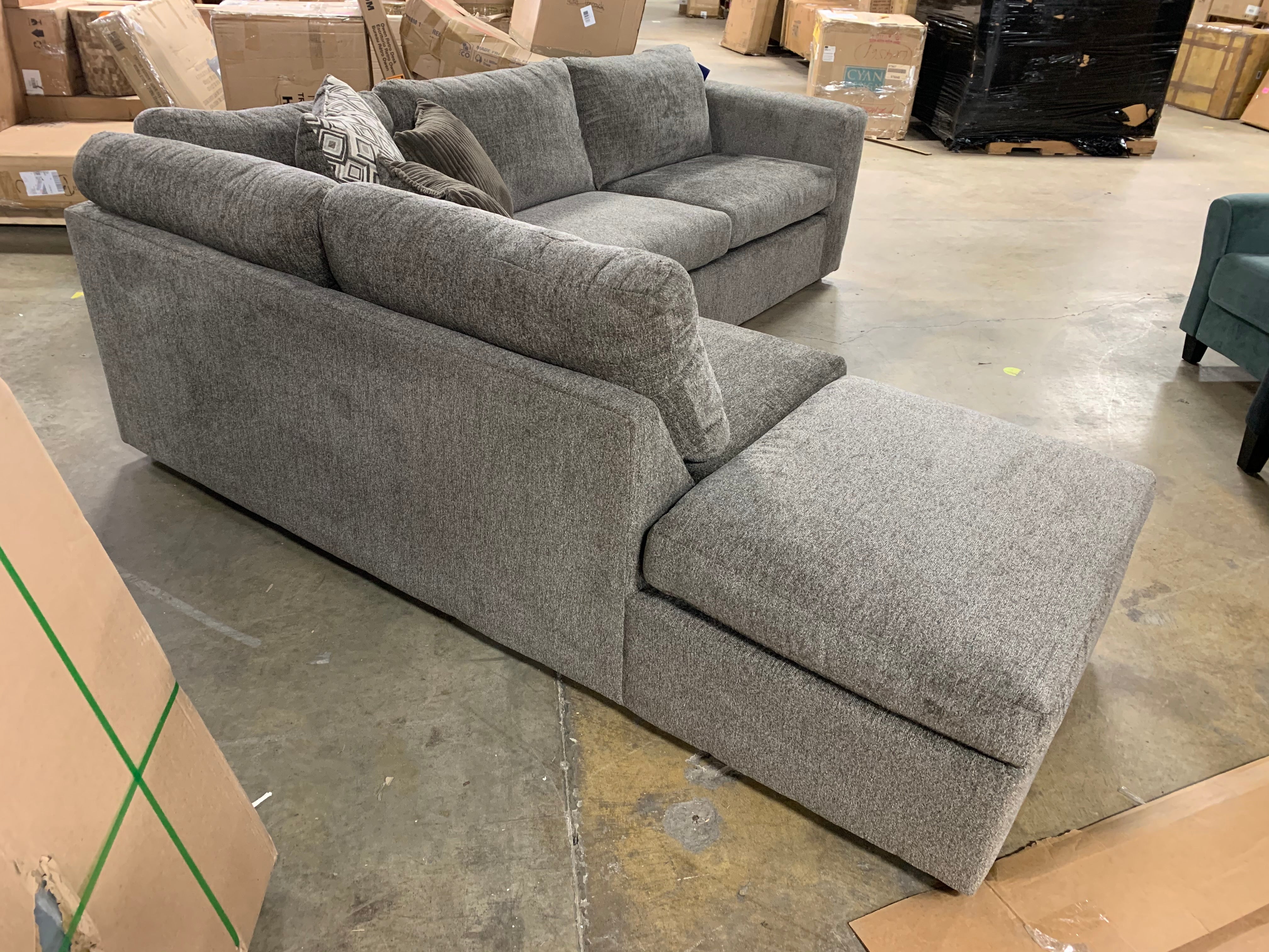 Isaacs 112" Left Hand Facing Sectional