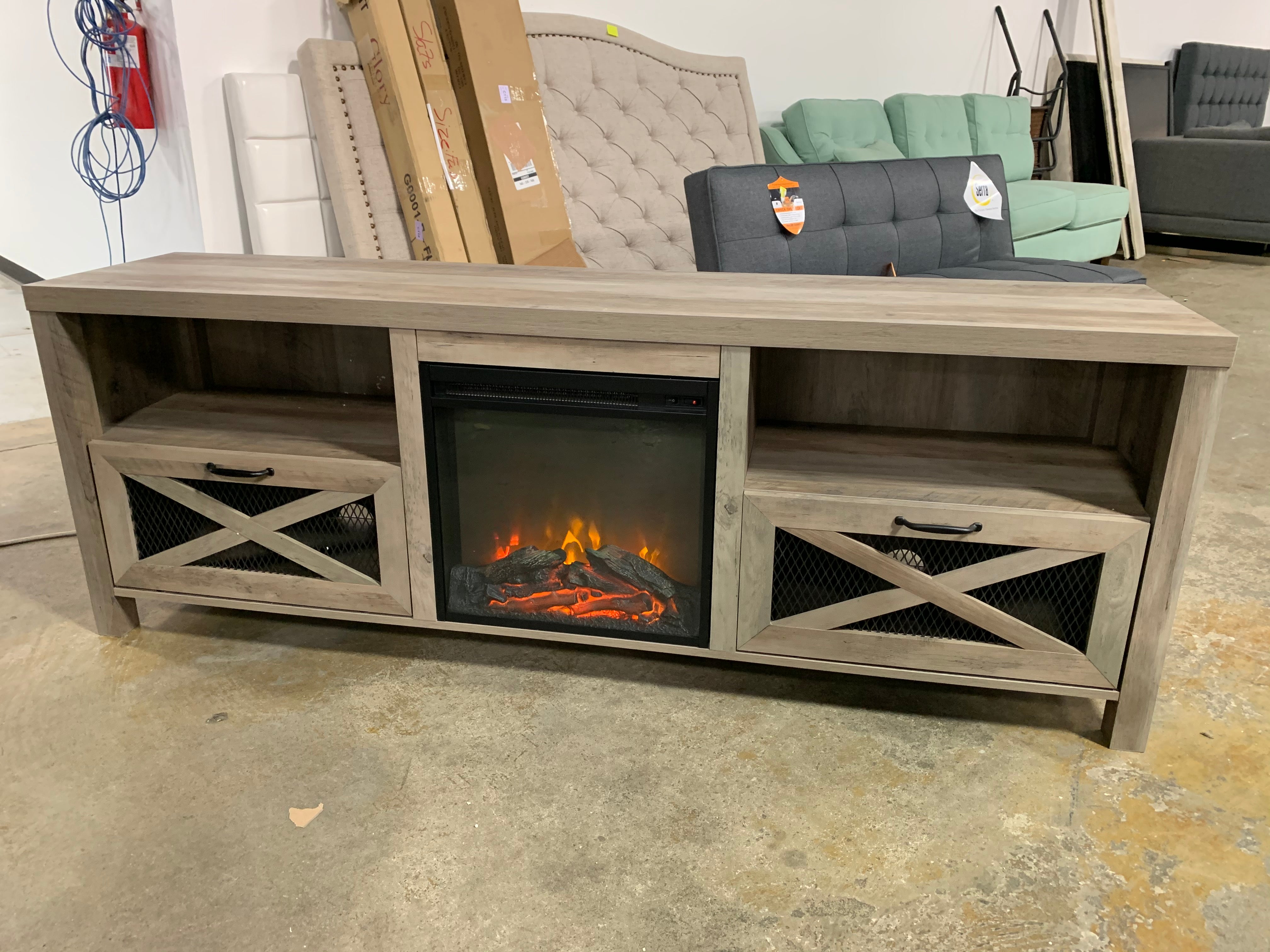 Abilene 70 inch Fireplace Console