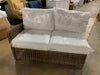 Bradenton Outdoor Wicker Sectional Left Corner Loveseat with Cushions (No Covers)