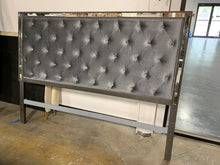 Load image into Gallery viewer, Velvet Tufted King Headboard, Gray (#5H)
