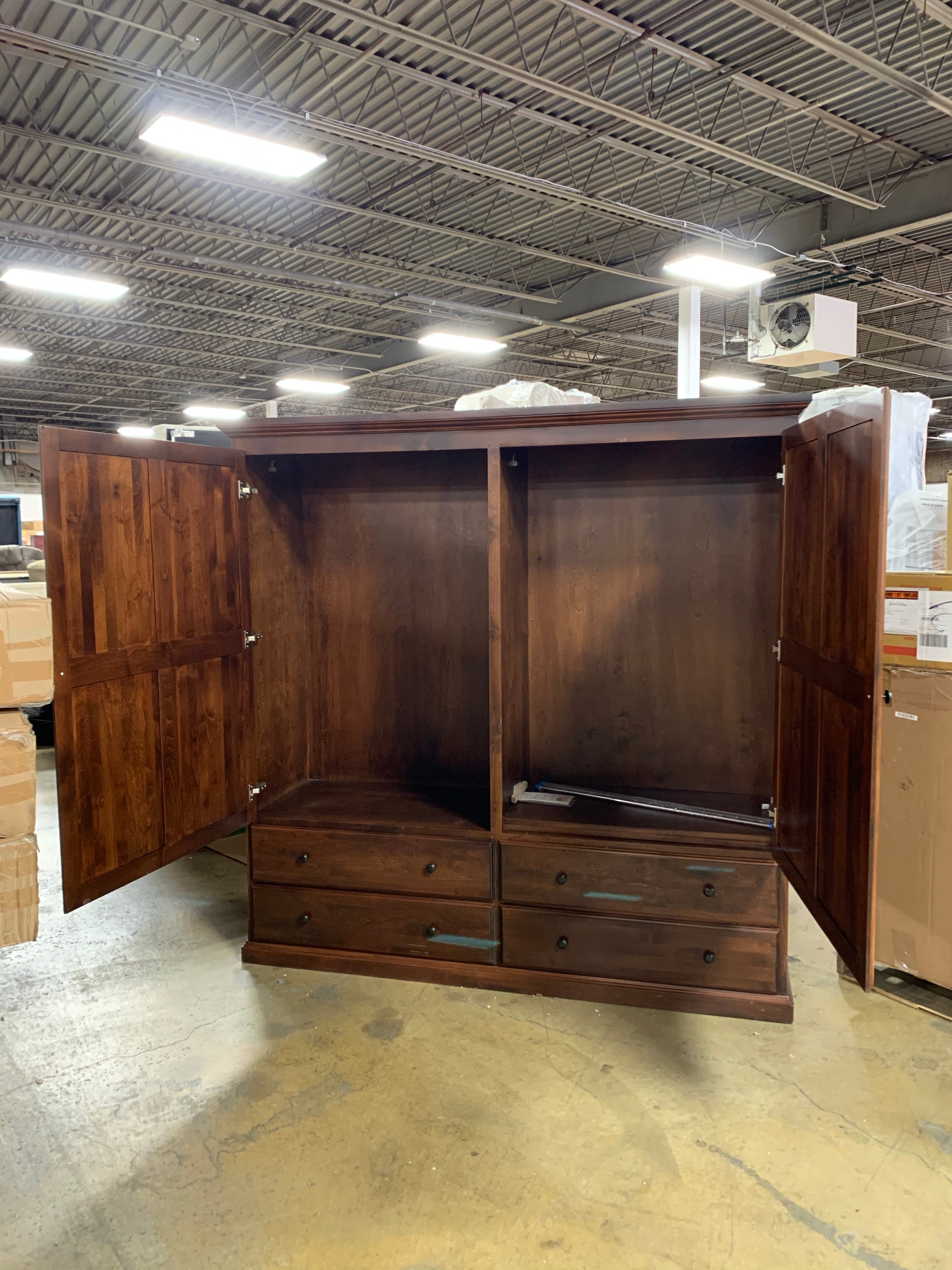 72" Traditional Wardrobe/Armoire