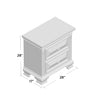 Load image into Gallery viewer, White Cheadle 2 Drawer Nightstand CG977