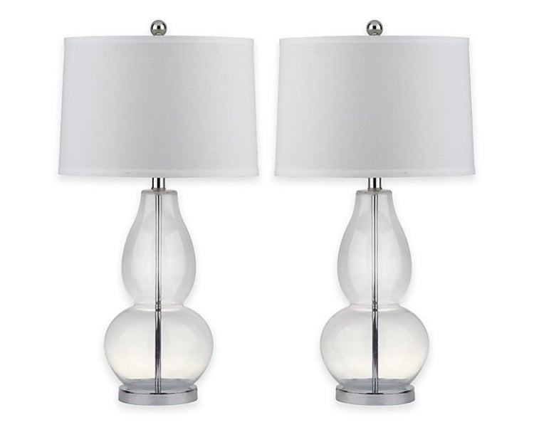 (Set of 2)  Mercurio 28.5-Inch H Double Gourd Lamp CG1419