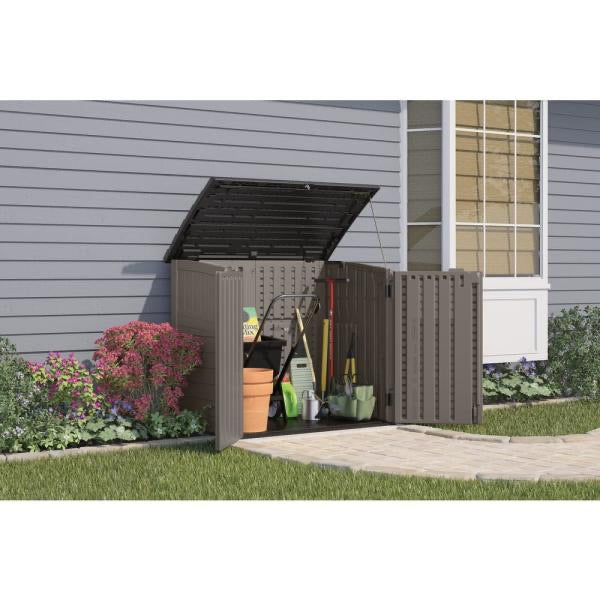 2 ft. 8 in. x 4 ft. 5 in. x 3 ft. 9.5 in. Resin Horizontal Storage Shed (#K5667)