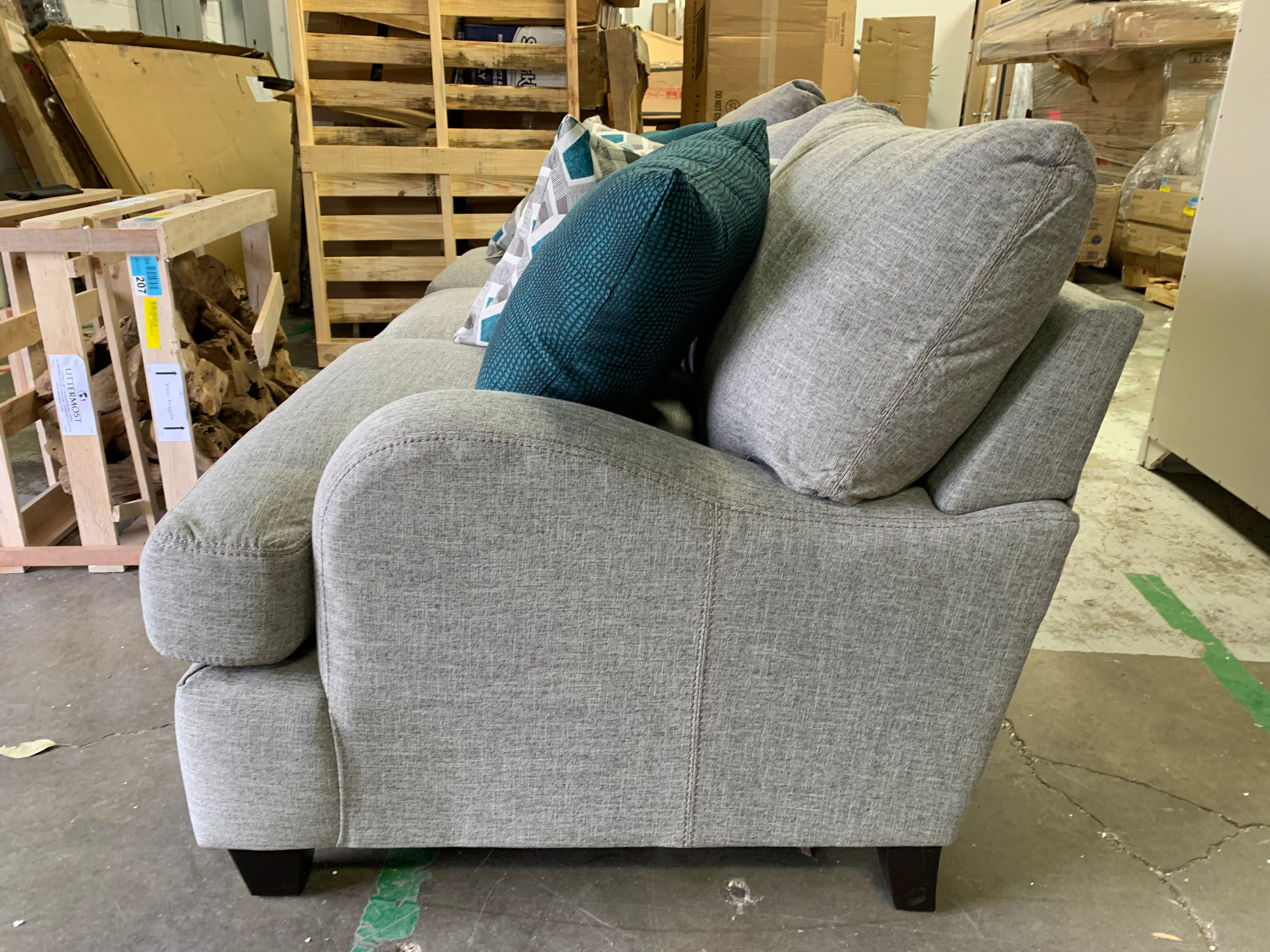 Rosalie 93" Recessed Arm Sofa