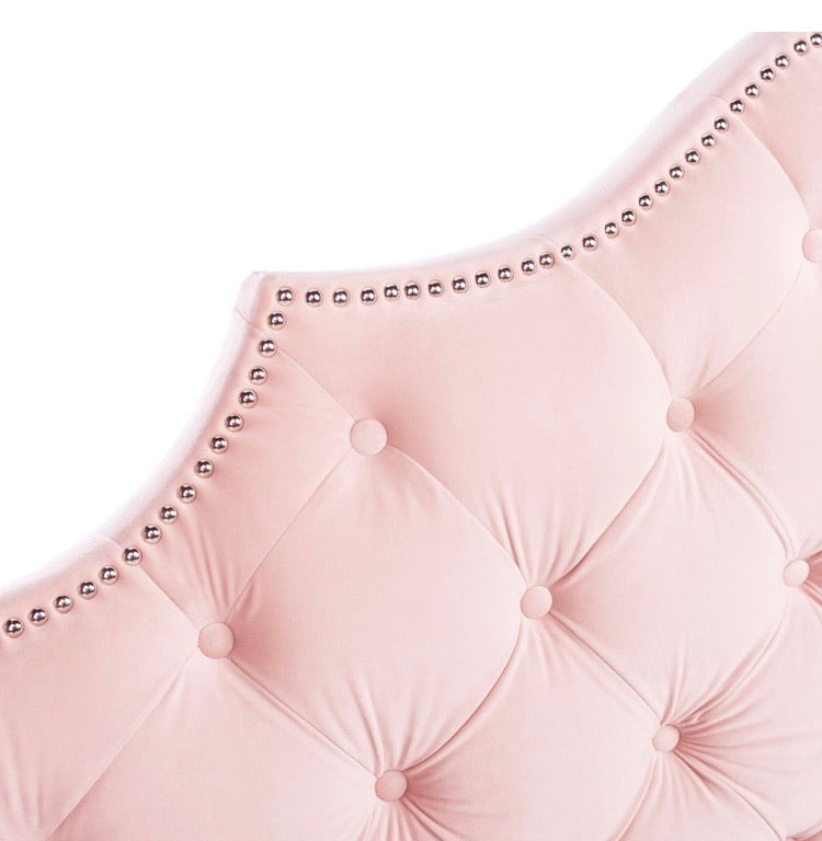 (Queen) Arebelle Tufted Headboard in Pink CG844