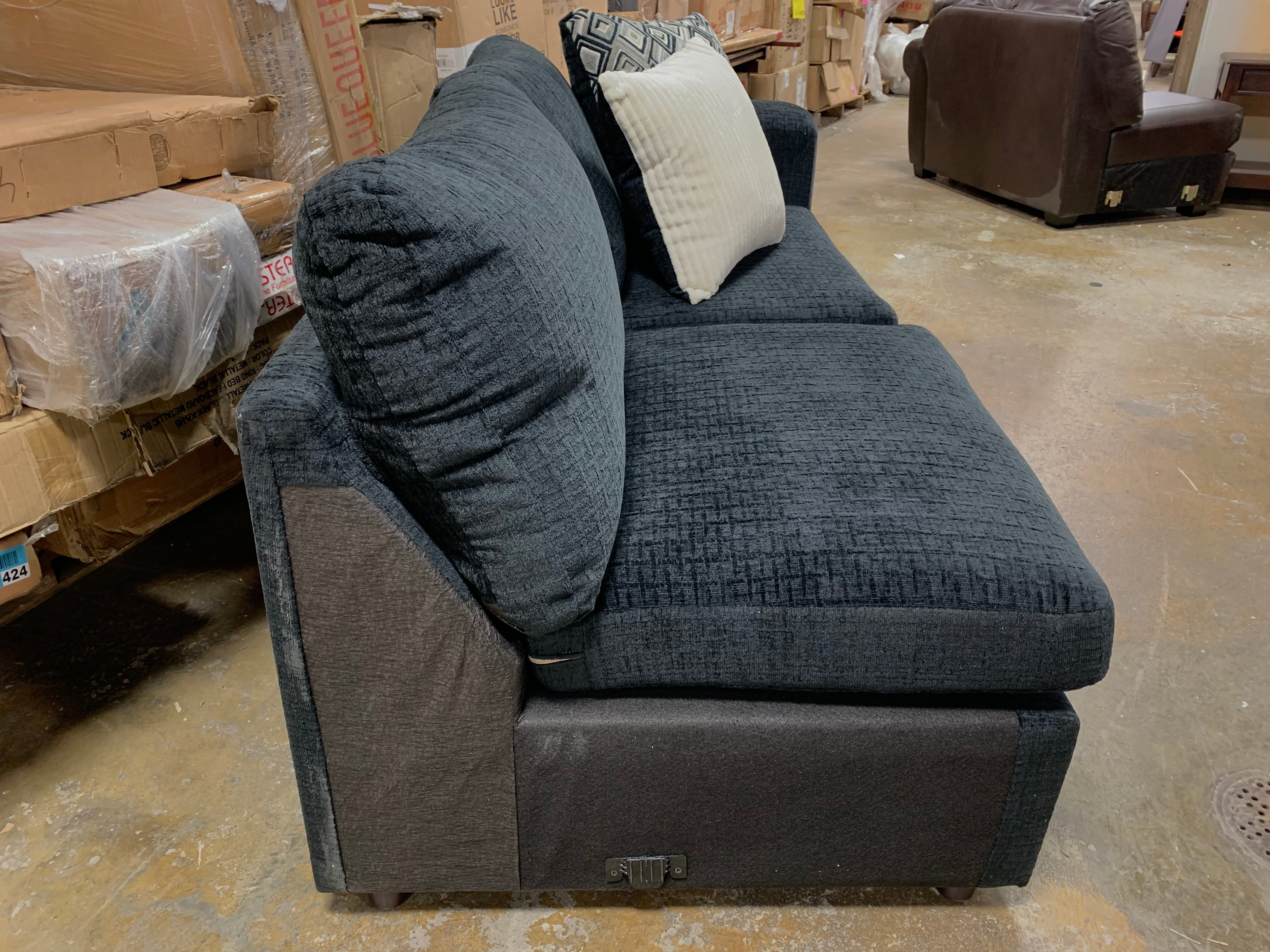 Black Sectional Piece *As Is*
