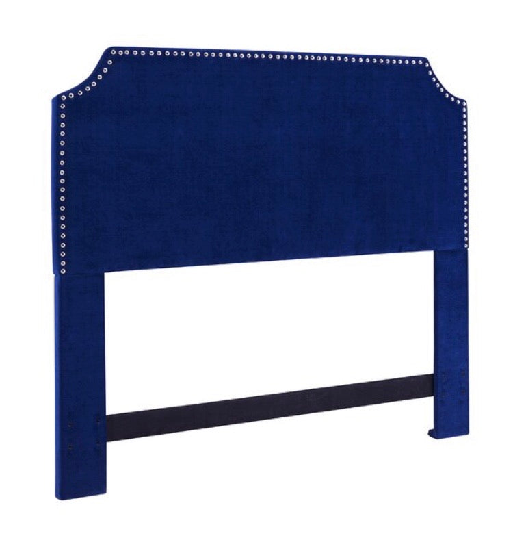 (King) Hawtree Upholstered Panel Headboard in Sapphire CG1500